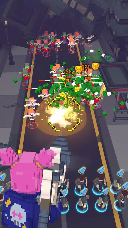 Pixel City War Fly Shooter APK - screenshot 2