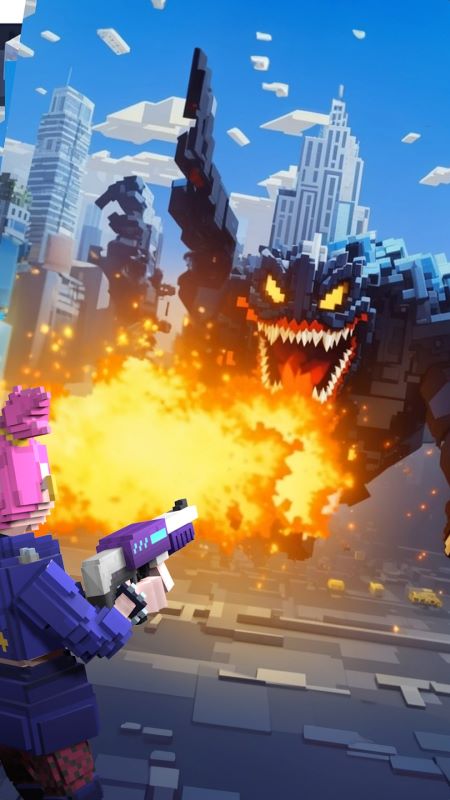 Pixel City War Fly Shooter APK - screenshot 4