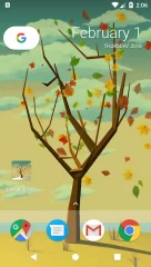 Tree With Falling Leaves Live Wallpaper - screenshot 3
