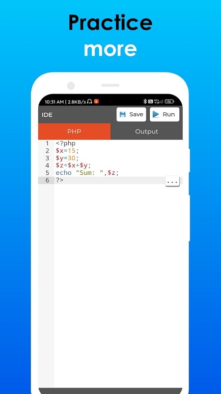 PHP Editor APK - screenshot 1