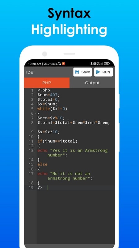 PHP Editor APK - screenshot 4