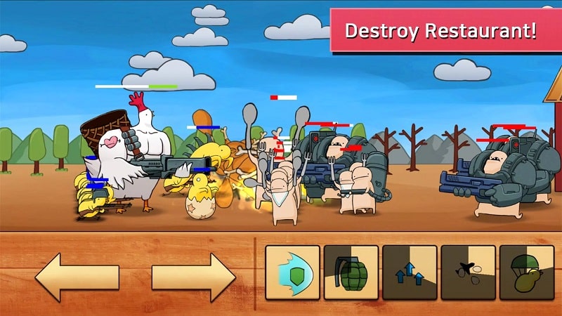Chicken VS Man APK - screenshot 1