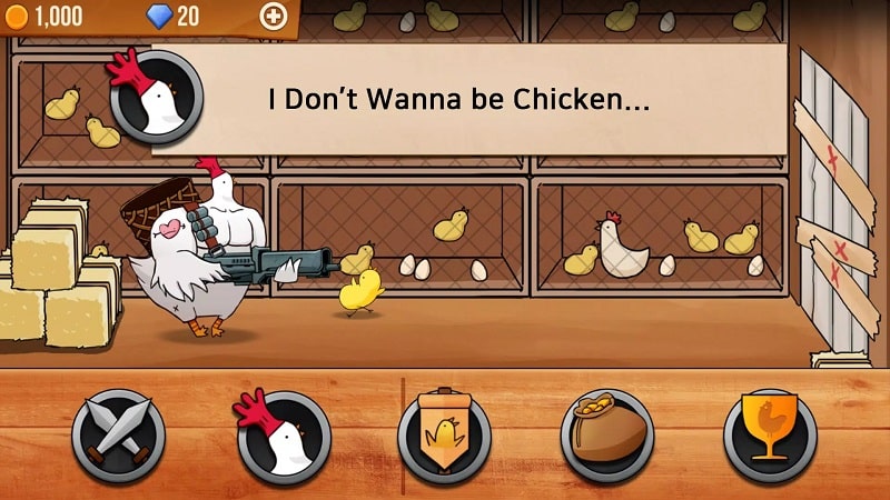 Chicken VS Man APK - screenshot 2
