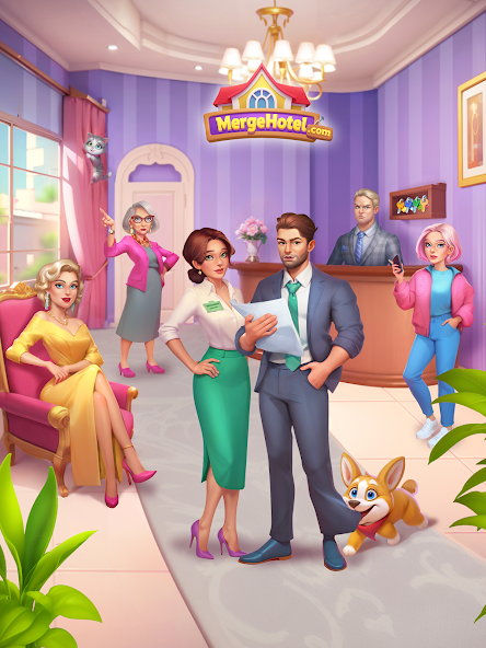 Merge Hotel Empire: Design - screenshot 1