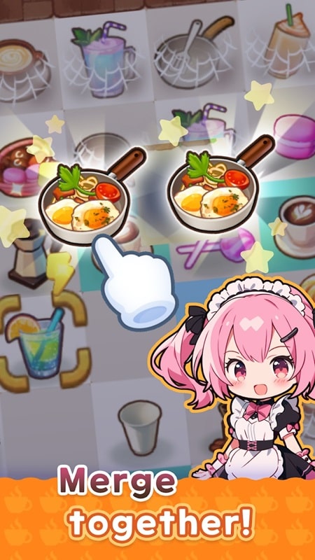 Merge Maid Cafe APK - screenshot 4