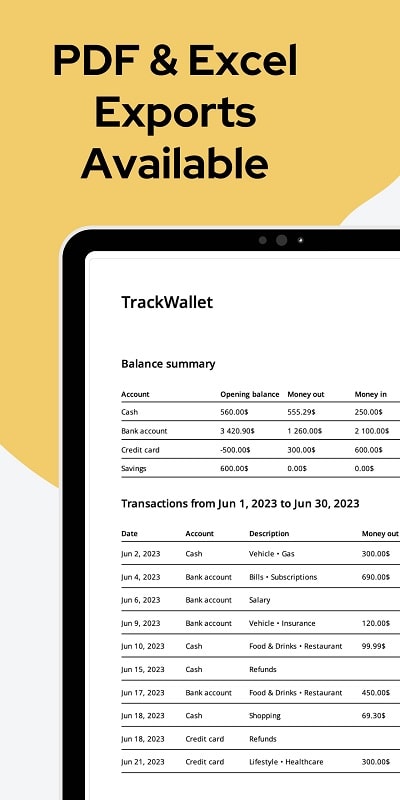 TrackWallet APK - screenshot 5