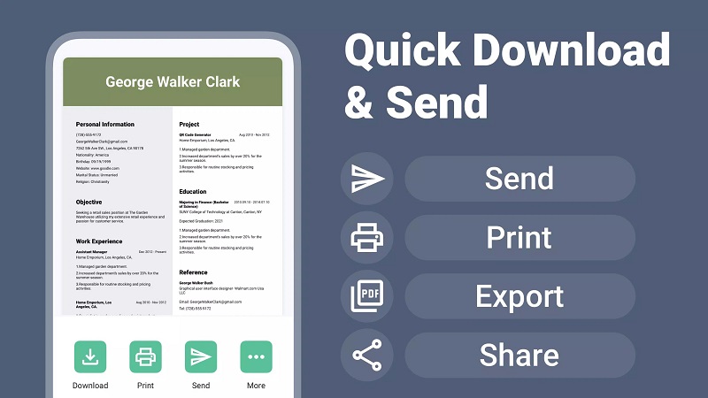 Resume Builder & CV Maker APK - screenshot 4