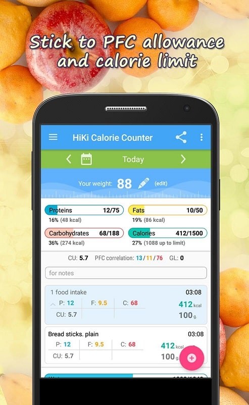 Calorie Counter HiKi APK - screenshot 1