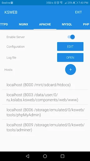 KSWEB - screenshot 2