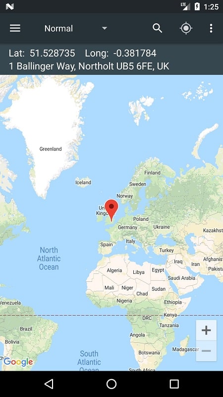 Map Coordinates - screenshot 1