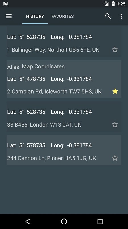 Map Coordinates - screenshot 3