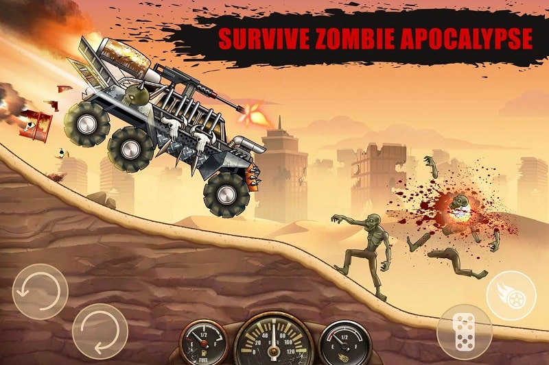 Zombie Hill Racing APK - screenshot 1