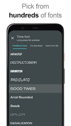 DIGI Clock Widget Plus - screenshot 5