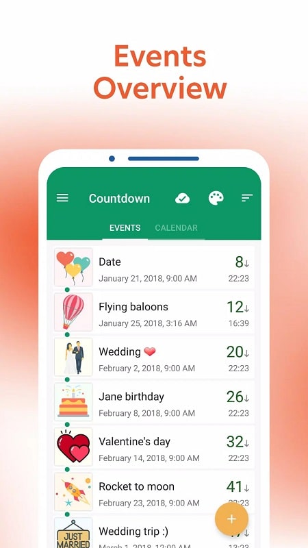 Countdown Days App & Widget APK - screenshot 1