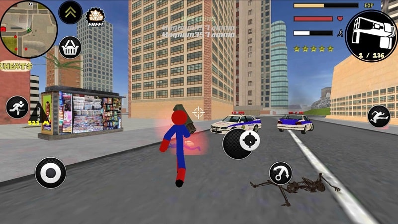 Stickman Spider Rope Hero APK - screenshot 2