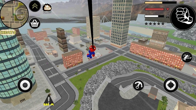 Stickman Spider Rope Hero APK - screenshot 3