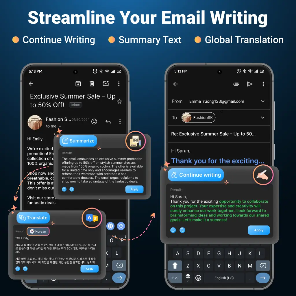 AI Keyboard - screenshot 4