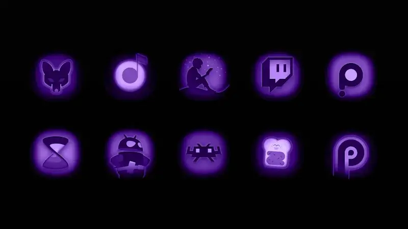Ultraviolet Icon Pack - screenshot 1