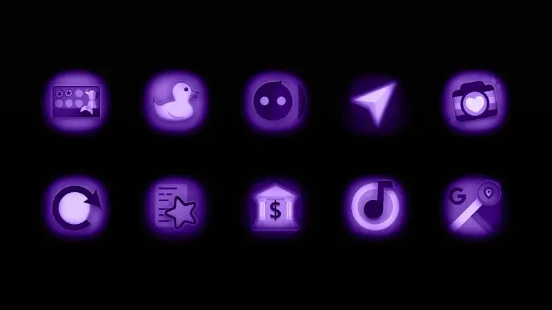 Ultraviolet Icon Pack - screenshot 2