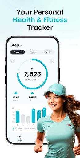 Pedometer StepGo - screenshot 1