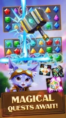 Fantasy Gems : Match 3 Puzzle - screenshot 2