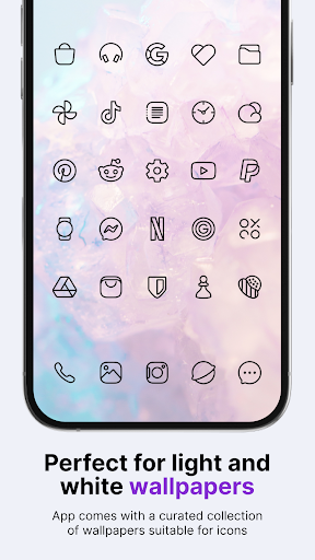 Caelus White linear icon pack - screenshot 2