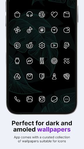 Caelus Black linear icon pack - screenshot 2