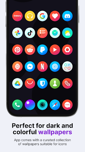 Hera Dark: Circle Icon Pack - screenshot 2