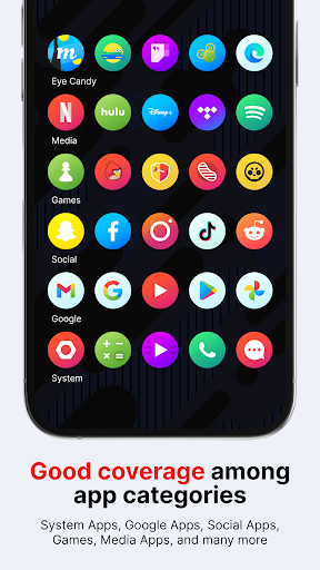 Hera Dark: Circle Icon Pack - screenshot 4