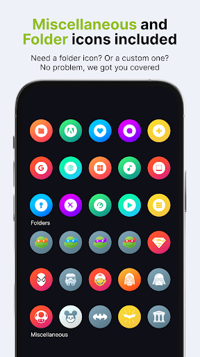 Hera Dark: Circle Icon Pack - screenshot 5