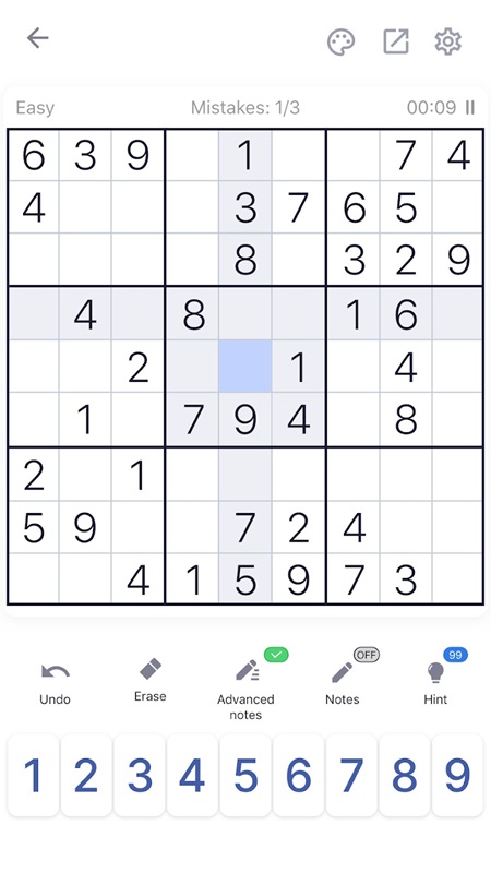 Sudoku APK - screenshot 1