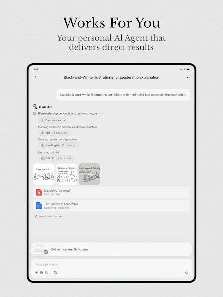 Manus AI APK 1.68.5 (Latest) for Android - screenshot 5