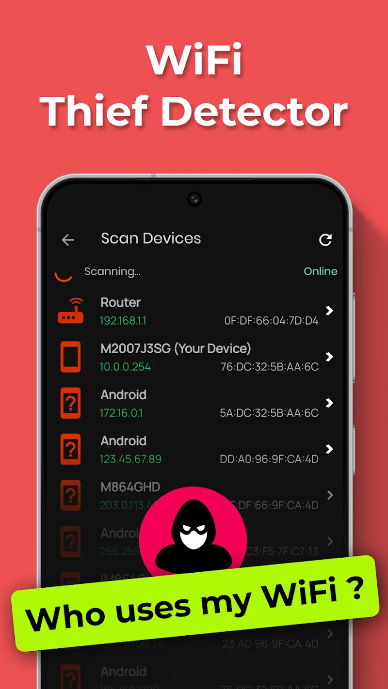 WiFi Thief Detector - screenshot 1