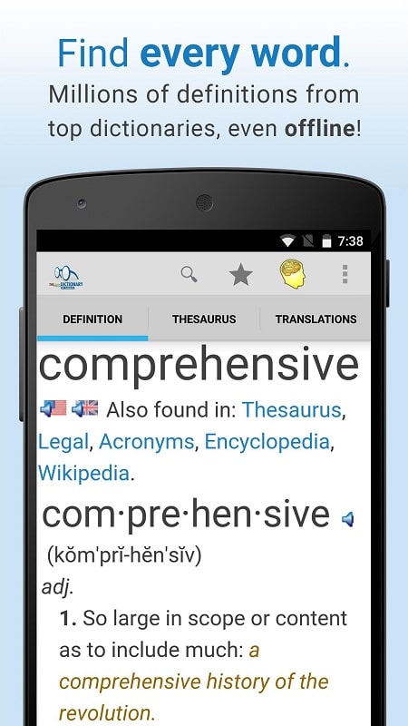 Dictionary Pro APK - screenshot 1