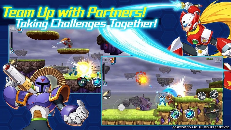 MEGA MAN X DiVE APK - screenshot 2