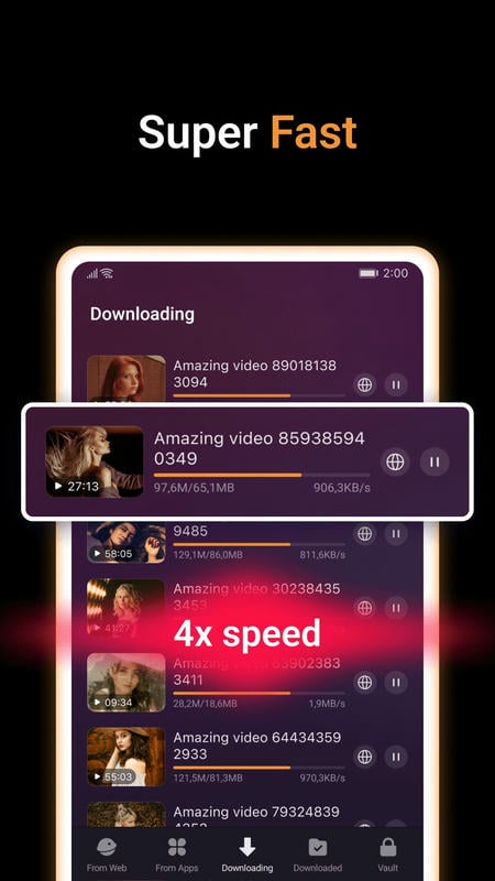 X Video Downloader Player APK - screenshot 4