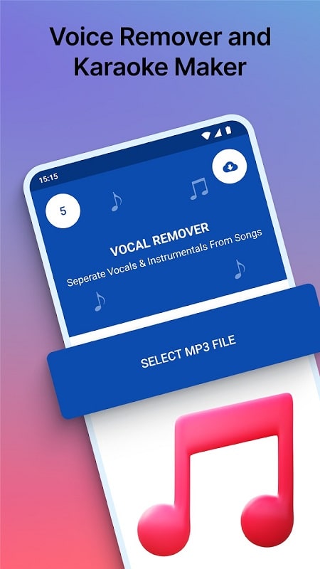 AI Vocal Remover &amp; Karaoke APK - screenshot 1