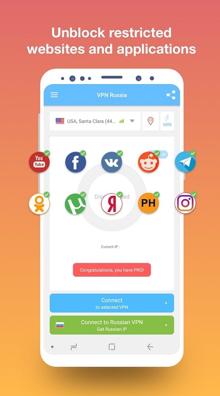 VPN servers in Russia APK - screenshot 3