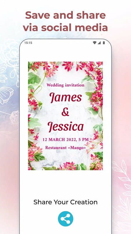 Wedding Invitation Card Maker APK - screenshot 1