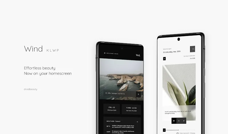 Wind KLWP v8.8.1 APK (Full Version) - screenshot 1