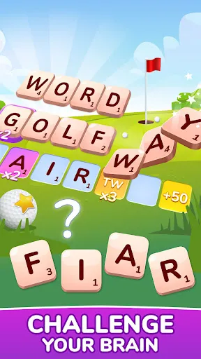 Word Golf Fairway Clash APK 1.2.3 for Android - screenshot 2