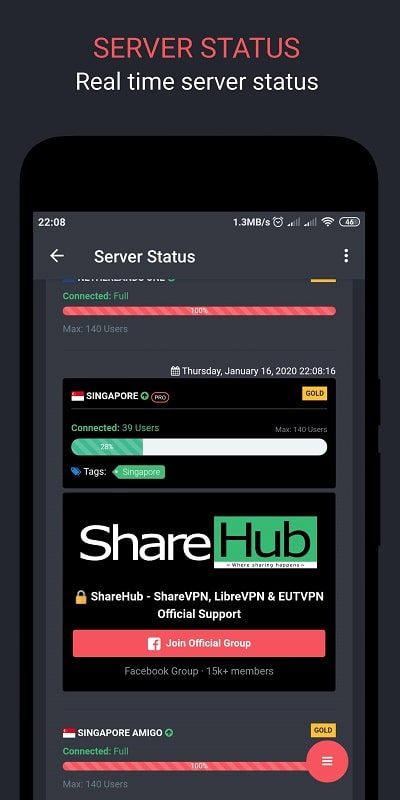 EUT VPN APK - screenshot 2