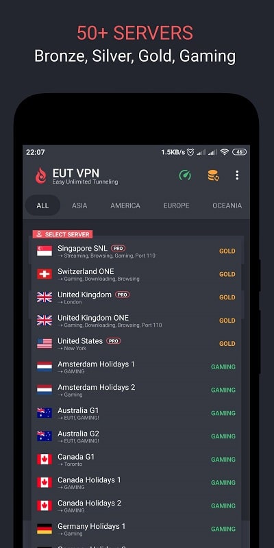 EUT VPN APK - screenshot 3
