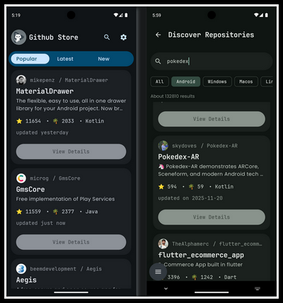 GitHub Store v1.6.0 APK (Latest Version) - screenshot 1